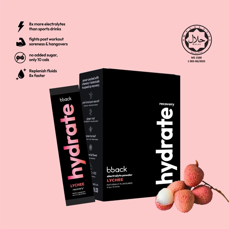 bback hydrate berry recovery boost (2+2 FREE box)