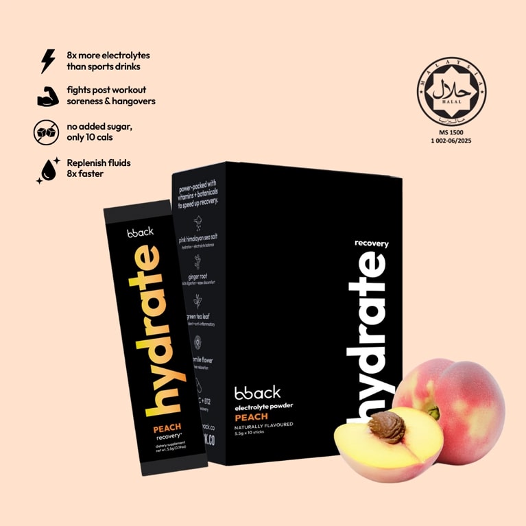 bback hydrate berry recovery boost (1+1 FREE box)