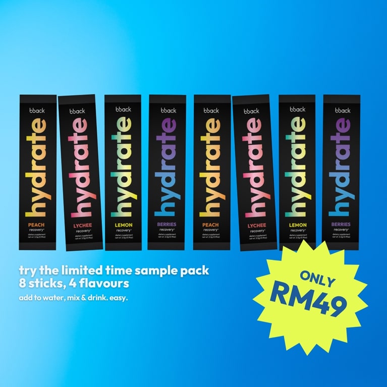 bback hydrate mixed trial pack
